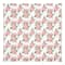 Pink Hydrangea Pattern 10" x 10" Cotton Twill Napkin